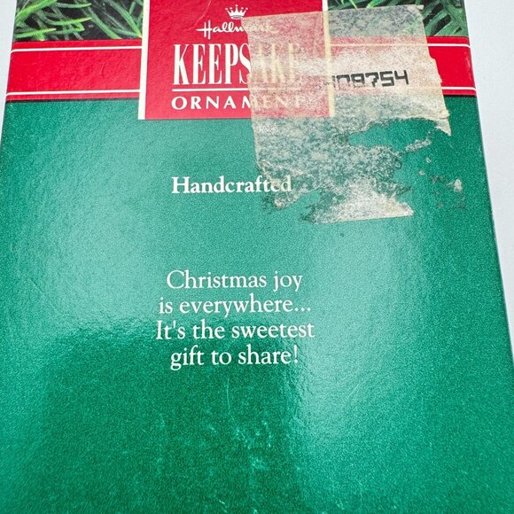 Hallmark 1991 Keepsake Ornament "Sweet Talk" Girl With Pony Handcrafted - Picture 3 of 11